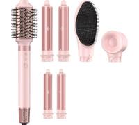 MESCOMB Coiffeur & Air Styler 5 en 1 avec sèche-cheveux ionique,boucleur automatique Coiffage professionnel,volume,boucles et séchage sans chaleur excessive-avec diffuseur et sac de voyage