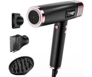 MESCOMB Seche Cheveux Voyage Ionique Professionnel 1875W avec Diffuseur avec Double Tension, Séchage Rapide, Aucun Dommage Thermique pour Famille Voyage