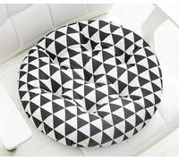 MESCXTY Coussin de siège de Coussin de Chaise Rond,Coussin de Chaise en Coton et Lin,Coussin de siège Chaise de Salle à Manger épais et Doux,Coussin d'oreiller Sol(30x30cm, B)