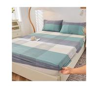 MESCXTY Drap-Housse Queen Size en Jersey tricoté Confortable comme Un Drap de lit King Size, Extensible dans Les 4 Sens, Coupe ajustée, ne Glisse Plus sur Le Matelas (Couleur : A, Queen)