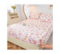 MESCXTY Drap-Housse Queen Size en Jersey tricoté Confortable comme Un Drap de lit King Size, Extensible dans Les 4 Sens, Coupe ajustée, ne Glisse Plus sur Le Matelas (Couleur : G, Queen)