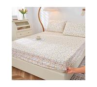MESCXTY Drap-Housse Queen Size en Jersey tricoté Confortable comme Un Drap de lit King Size, Extensible dans Les 4 Sens, Coupe ajustée, ne Glisse Plus sur Le Matelas (Couleur : E, King)