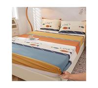 MESCXTY Drap-Housse Queen Size en Jersey tricoté Confortable comme Un Drap de lit King Size, Extensible dans Les 4 Sens, Coupe ajustée, ne Glisse Plus sur Le Matelas (Couleur : N, Twin-XL)