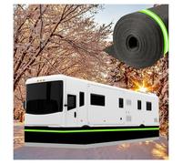 MESCXTY Jupe de Caravane à sellette sans perçage, Hauteur de 0,8 m, pour extérieur de Mobil-Home, avec Treillis métallique en Bas, pour Camping-Car, 24 m