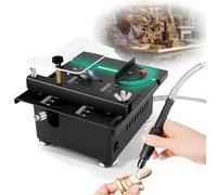 MESCXTY Mini scie Circulaire à Table pour la découpe du Bois, scie Circulaire Portable, Mini scie Circulaire multifonctionnelle, régulation de Vitesse à Sept pôles, Moteur 100 W, 5/7/11/14/16 Jeux