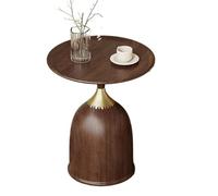 MESCXTY Petite Table d'appoint Ronde sur Pied, Table d'appoint de canapé Moderne du Milieu du siècle,Table de Chevet en métal pour Chambre à Coucher,Table Basse avec Plateau en Fer,pour canapé, G
