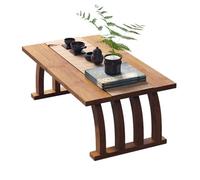 MESCXTY Table Basse Japonaise en Bambou, Petite Table Basse et Table à thé, autel de méditation, Assise Basse au Sol, Tatami pour Chambre à Coucher, Salon (70 cm, sans tiroirs)