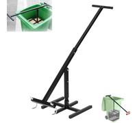 MESCXTY Wastemate Compacteur de poubelle manuel, outil de recyclage portable pour extérieur, compacteur de déchets sans contact avec poignée réglable pour cuisine, jardin, restaurant