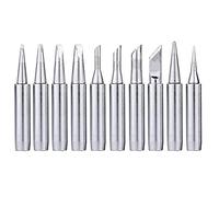 Mesee 10Pcs Embouts à Souder, 900M Pointes de Fer à Souder Pannes à Souder Pointus Fer à Souder de Remplacement Bout de Soudure de Pointe Sans Plomb Pour Station de Soudure