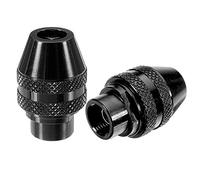 Mesee 2 Pieces Mandrin Universel Sans Clé Remplacement du Mandrin Multifonctionnel Mini Mandrin Autoserrant à Changement Rapide pour Outils Rotatifs Électrique 4486 3000 4000 7700 8200