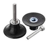 Mesee 2Pcs 50mm Plateaux de Polissage Disc Pad Support Disque Abrasif Ponçage Mandrin avec Tige de 6.35mm Support de Disque Ronde à Verrouillage Changement Rapide pour Outil Rotatif Ponçage Polissage