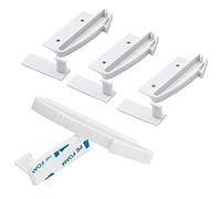 Mesee 4 Pack Verrouillage Sécurité Bébé Invisible Bloque Tiroir Interne, Verrou de Sécurité de Tiroir Adhésive Bloc Tiroir Child Safety pour Protection de Bébé Enfant