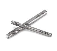 Mesee Lot de 2 forets à point de soudage HSS, fraises à queue en métal dur, fraises à point de soudure, hélicoïdales CNC Rotary Burrs pour perceuse à souder HSS, 6 mm/8 mm