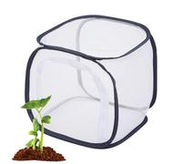 Mesh Cover for Plants, Foldable Pop-Out Garden Enclosure 11.81x11.81x11.81 inches, Protective Cultivation Tent for Flowers, Strawberries, Fruits, Vegetables, Orchards, Windowsill