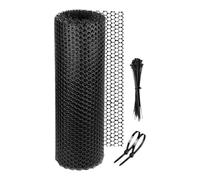 Mesh Garden Fence Long Roll - 197-Inch Reusable Anti Rust Barrier | PE Chicken Fence Netting - Animal Containment Mesh, Flexible Plant Protective Border, Perfect for Balcony Yard Lawn