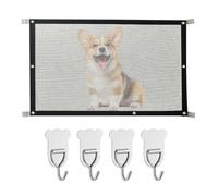 Mesh Gate for Pets No Drill Portable Folding Safety Fence Living Room uard