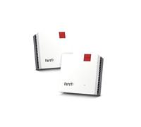 AVM Kit Wi‑Fi maillé FRITZ! Mesh Set 1600 – Wi‑Fi 6 bi‑bande 3000 Mbit/s – Lot de 2