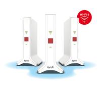 Mesh Set FRITZ! 4200 3-pack Edition Inter Bi-bande (2,4 GHz / 5 GHz) Wi-Fi 6E (802.11ax) Rouge, Blanc 2x2/4x4
