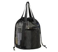 Mesh Shower Bags - Portable Toiletry Organizer for Bathroom Storage | Quick Dry Travel with Multiple Compartments, Hanging Basket for Dorm Gym Camping Pool Everyday 11.81x8.66x0.39 in