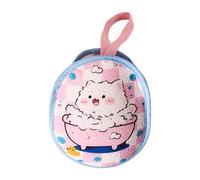 Mesh Soap Saver Bag, 13x10.5cm Polyester Foaming Pouch with 10.5cm Hanging Lanyard, Gentle Exfoliations Design for Bath, Shower, Body Washing