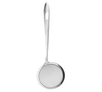 Mesh Strainer - Steel Kitchen Filter, Micros Sifting Scoop, Culinary Draining Basket, Heavy Duty Cooking Separator | Premium Food Rinsing Gadget, Comfortable Anti Skid Grip, Rice Fruit Cleaning