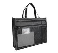 Mesh Supply Bag - Sac à fermeture éclair en maille, filet en plastique imperméable | Petit sac de rangement pour affaires, chargeur MP3, clés, kit de voyage, organisateur pour rouge à lèvres, bijoux