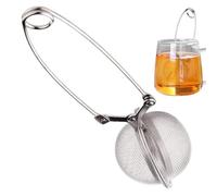 Mesh Tea Infuser Strainer - Stainless Steel Tea Ball, Lock Loose Leaf Filter, Reusable Teas Maker for Coffee Brewing | Fine Mesh Strainer Ball for Kitchen Use | Portable Brewing Tool for Home