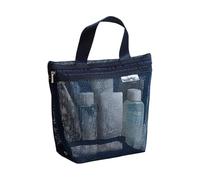 Mesh Toiletry Bag - Keeps Items Tidy and Accessible, Quick Dry Large Cosmetic Storage, 23.5cm X 20cm X 5cm Compact Size, Lightweight Breathable Polyester Fabric - for Tools Toys Clothes Towels