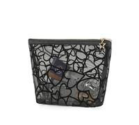 Mesh Trousse Maquillage Maille portative de Stockage de Sac de Maquillage d'amour(Size 3)