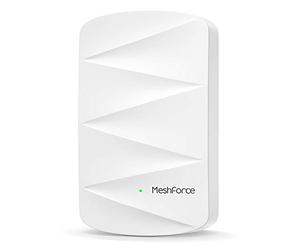 Meshforce Prise Murale M3 Dot - Extension Wi-FI - Fonctionne Uniquement avec Le routeur sans Fil Mesh Force - Jusqu'à 100 m² de Couverture.