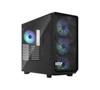 Meshify 2 Lite - Tour - ATX étendu - panneau latéral fenêtré (verre trempé) - pas d'alimentation (ATX) - teinte claire TG noir RGB - USB/Audio