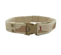MESHIKAIER Ceinture Homme en Toile Ceinture Militaire Ceinture Tactique Ceinture Réglable et Sportive avec Boucle Plastique (Kaki)