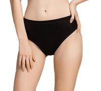 MESHIKAIER Culotte Femme en 100% Soie sans Couture Culotte Basse Bien Élastique (Noir, XL)
