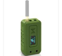 Meshnology Coque V4 Heltec pour carte de développement ESP32 LoRa V4 - Coque personnalisée Meshtastic avec port d'antenne et fente de charge (N35F, Vert)