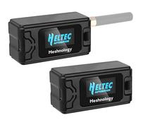 Meshnology Paquete de 2 fundas Para ESP32 Lora V3 Módulo Placa de Dispositivo Antena OLED Funda de Protección Con Tipo C e Interfaz de Antena de Tubo de Cobre (Versión N30, Negro)