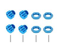 Mesimsple ARA311035 Écrous de roue et moyeux hexagonaux 17 mm pour Arrma 1/7 Felony Limitless Infraction Mojave 6s blx 1/8 Typhon 6s exb Pièces de mise à niveau Bleu