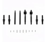 Mesimsple Ensemble d'arbre de transmission avant et arrière en acier pour FMS 1/24 FCX24 Power Wagon RTR CVD arbre d'entraînement Smasher Monster K5 Upgrades Part