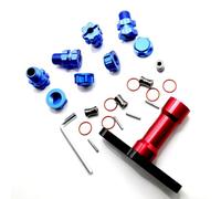Mesimsple Extension + 10 mm Senton 3s Moyeux hexagonaux 14 mm à 17 mm TF117XT02 pour Arrma 1/10 Big Rock Granite Vorteks 3s blx & 550 Mega Series Upgrades Parts