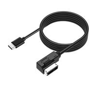 MESINURS AMI MMI 3G+ Adaptateur AUX Type-C pour Audi A3 A4 A5 A6 A8, interface audio USB-C compatible avec 15/16/17 Pro Max, Galaxy, Google Pixel