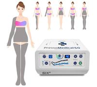 MESIS PressoMedical 6.0 SIX6 avec 6 chambres d'air Pressothérapie médicale : Équipement Pro (avec 2 bottes + 1 ceinture abdominale/fessier + 1 brassard)