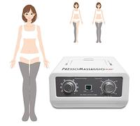 MESIS Pressothérapie appareil de massage PressoMassaggio Plus+ (avec 2 bottes) | Drainage Lymphatique | À usage domestique et professionnel