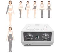 MESIS Pressothérapie professionnelle et à domicile Pressothérapie Plus+ SIX6 (avec 2 jambières, kit slim body et 1 bracelet) Pressothérapie drainage lymphatique | Équipement PRO