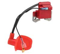 MESKEL Bobine Allumage pour 43cc 47cc 49cc pour Mini Quad Pocket Dirt Bike ATV Moteur 2 Temps avec Bougie D'allumage Performance Bobine Rouge(Ignition Coil Red)