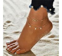 MESKEL Bracelet de Cheville Sexy à la Mode, Sandales Pieds Nus, Bijoux de Pied, chaîne de Jambe sur Pied pour Femmes