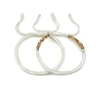 MESKEL Bracelets tressés bouddhistes tibétains pour Femmes et Hommes, 2 pièces, Corde Rouge, Porte-Bonheur, réglable, Bijoux, Cadeaux d'amitié