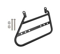 MESKEL Porte-Bagages Arrière Supports Sacs Latéraux Support Montage Sacoche Noir Porte-Bagages Droit Selle pour Royal pour Enfield pour Meteor 350 2021-2024