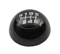 MESKEL Tête Bouton Levier Voiture Pommeau Levier Vitesse 5/6 Vitesses À Main Capuchon Pour Alfa Pour Romeo Pour Giulietta 2010-2018(6-Speed-Black Cap)