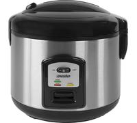 Cuiseur à Riz 1,5 L Fonction Maintien au Chaud, Cuisson à la Vapeur, Antiadhésif 1000W Argent Mesko MS6411
