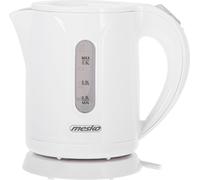 Mesko MS1376 Bouilloire électrique 0,8 L Sans fil, sans BPA, Arrêt automatique Blanc