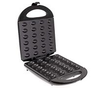 Gaufrier Gaufrier à Noix, 24 Moitiés de Pâte à la Fois, Plaques Antiadhésives Mesko MS3041 1600W Noir 34001